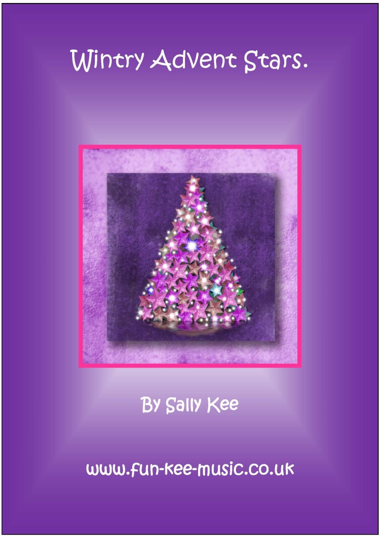 Wintry Advent Stars Front Cover Image