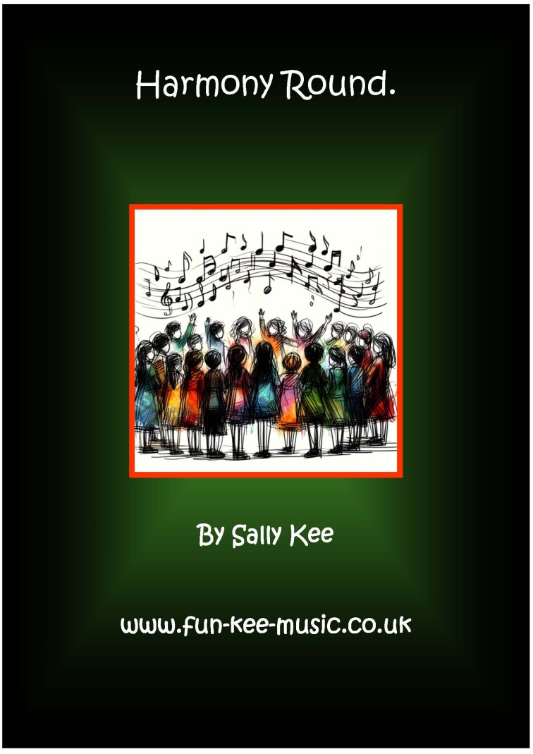 Dreamstime image of children singing in a circle with music notes above